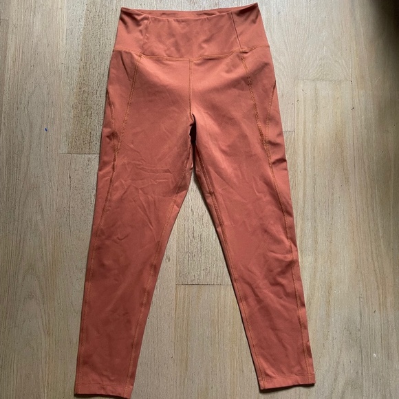 Girlfriend Collective Orange Leggings - Picture 2 of 3
